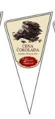 Okus sladoleda Crna čokolada - Donat Sladoledi