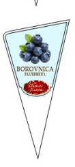 Okus sladoleda Borovnica - Donat Sladoledi