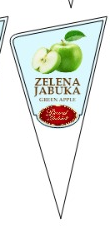 Okus sladoleda Zelena jabuka - Donat Sladoledi