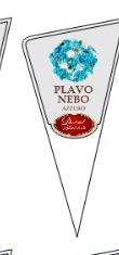 Okus sladoleda Plavo nebo - Donat Sladoledi